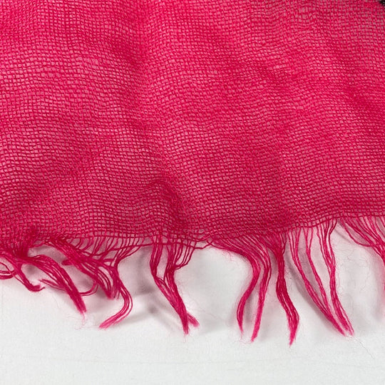 LOUIS VUITTON Stall M72379 Cashmere, Silk pink Shawl fringe Etoll rose graffiti Women Used Authentic