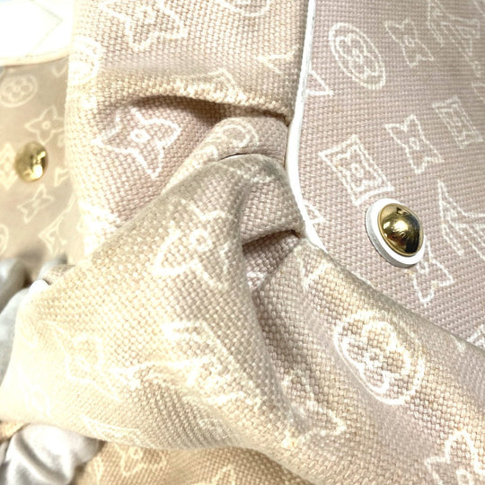 LOUIS VUITTON Tote Bag M95986 canvas beige Monogram beach line Cabas Ipanema GM Women Used Authentic