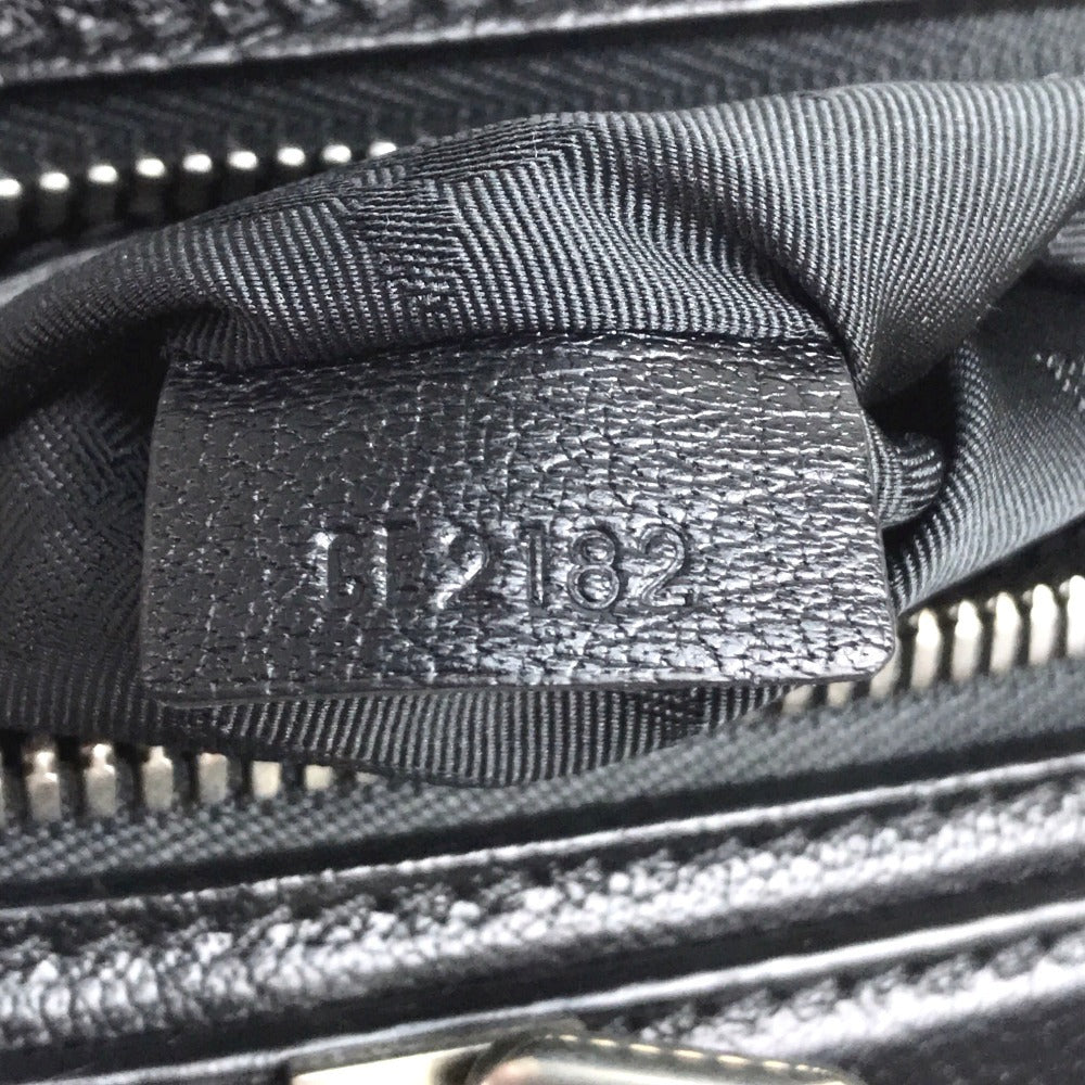 LOUIS VUITTON Handbag M94261 Buffalo leather black fur Trans Siberian PM Women Used Authentic