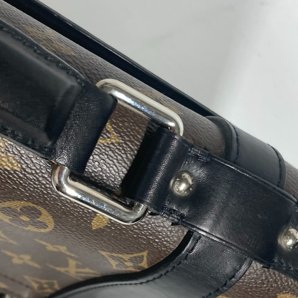 LOUIS VUITTON Business bag M92292 Monogram canvas Brown Monogram macacer Rally mens Used Authentic