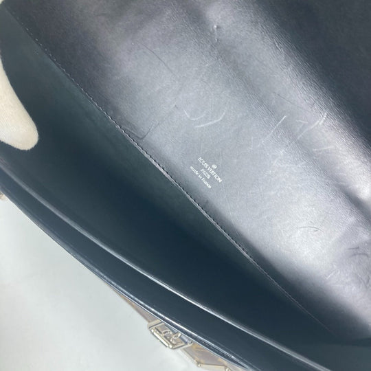LOUIS VUITTON Business bag M92292 Monogram canvas Brown Monogram macacer Rally mens Used Authentic