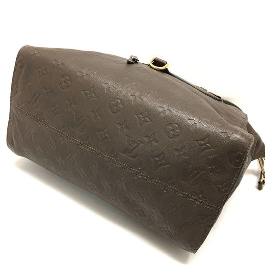 LOUIS VUITTON Handbag M43409 Monogram Ann Platt Leather Brown Monogram Unplant Remunize PM Women Used Authentic