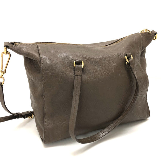LOUIS VUITTON Handbag M43409 Monogram Ann Platt Leather Brown Monogram Unplant Remunize PM Women Used Authentic