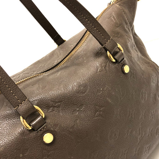 LOUIS VUITTON Handbag M43409 Monogram Ann Platt Leather Brown Monogram Unplant Remunize PM Women Used Authentic