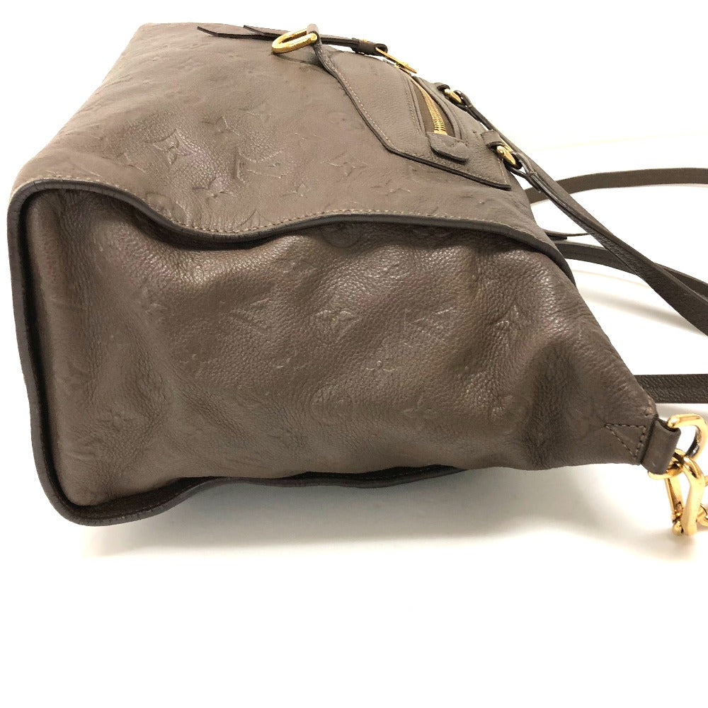LOUIS VUITTON Handbag M43409 Monogram Ann Platt Leather Brown Monogram Unplant Remunize PM Women Used Authentic