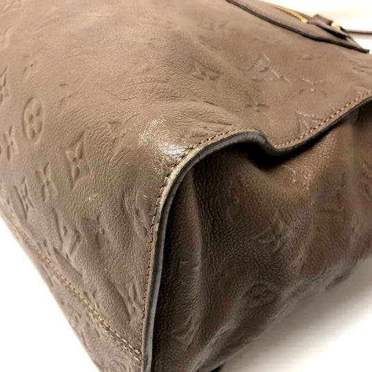 LOUIS VUITTON Handbag M43409 Monogram Ann Platt Leather Brown Monogram Unplant Remunize PM Women Used Authentic