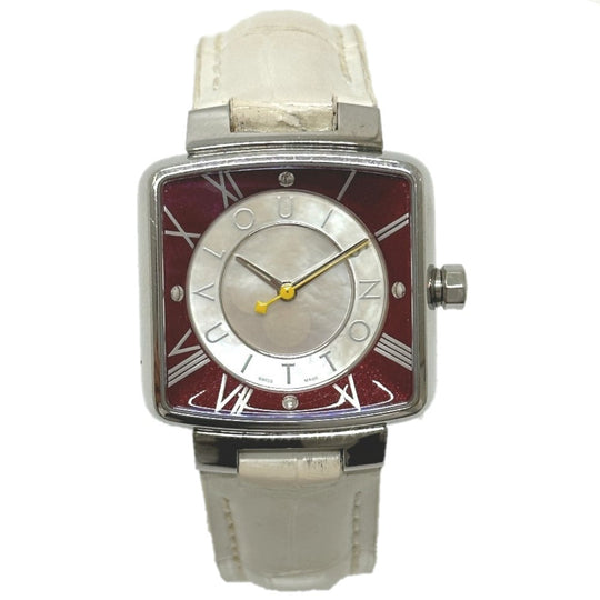 LOUIS VUITTON Watches Quartz Q221J Stainless Steel Silver magic speedy Silver dial Women Used Authentic