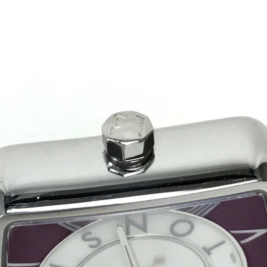 LOUIS VUITTON Watches Quartz Q221J Stainless Steel Silver magic speedy Silver dial Women Used Authentic