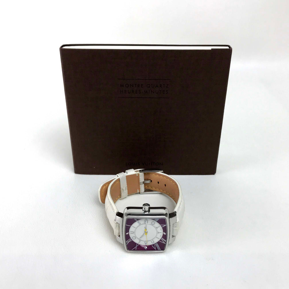 LOUIS VUITTON Watches Quartz Q221J Stainless Steel Silver magic speedy Silver dial Women Used Authentic