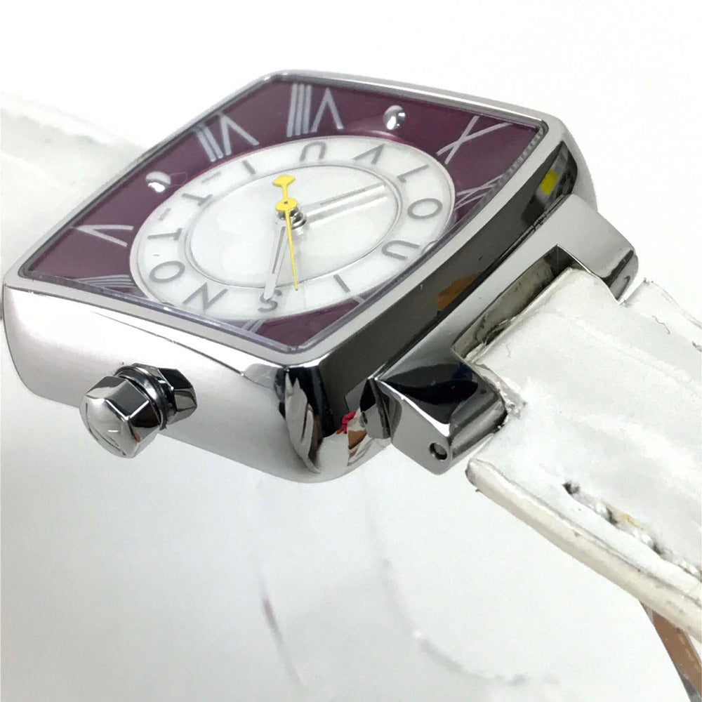 LOUIS VUITTON Watches Quartz Q221J Stainless Steel Silver magic speedy Silver dial Women Used Authentic