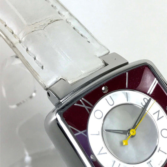 LOUIS VUITTON Watches Quartz Q221J Stainless Steel Silver magic speedy Silver dial Women Used Authentic