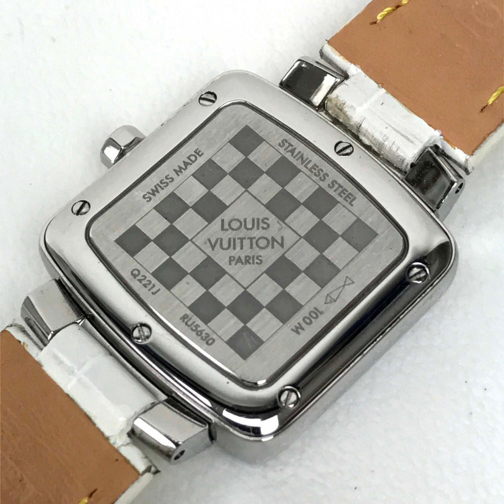 LOUIS VUITTON Watches Quartz Q221J Stainless Steel Silver magic speedy Silver dial Women Used Authentic