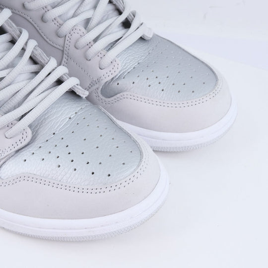 NIKE sneakers DC 1788 029 leather gray Air Jordan High Cut AIR JORDAN1 HIGH mens 44.5 Used Authentic