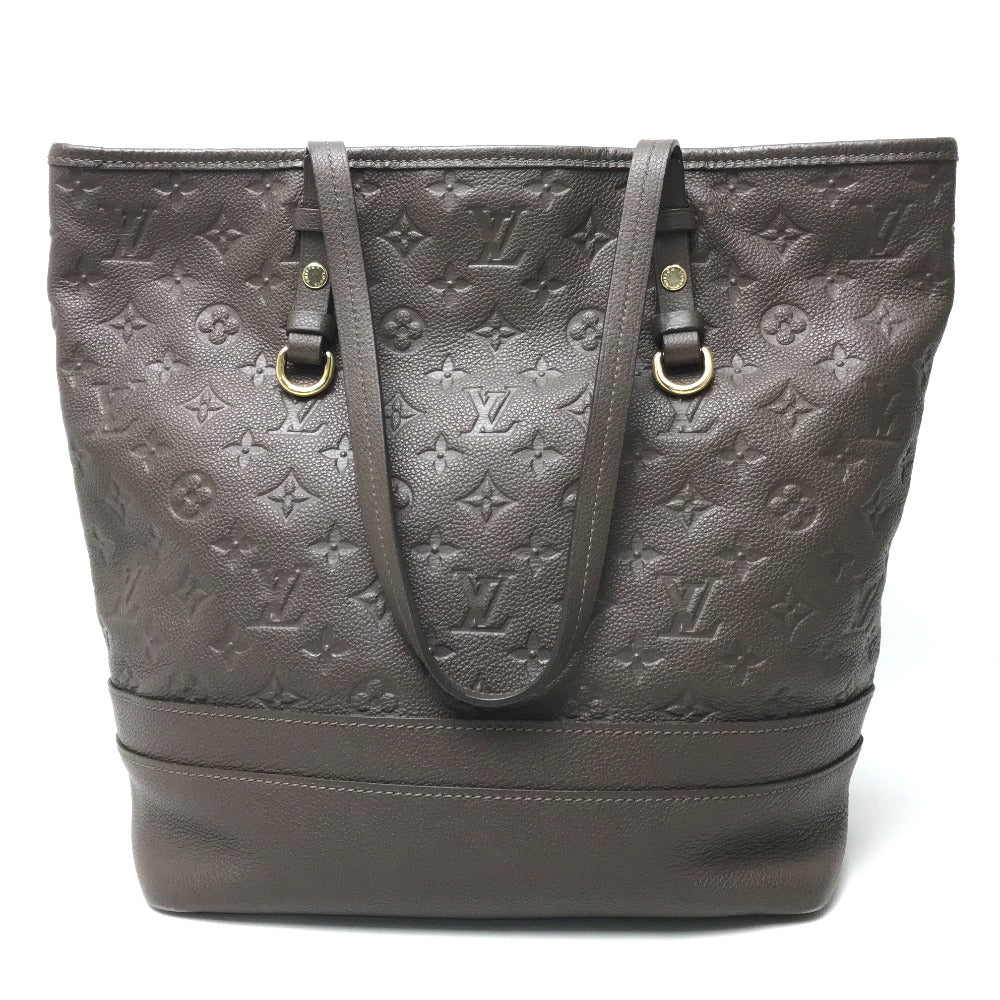 LOUIS VUITTON Tote Bag M40516 Monogram Ann Platt Leather Brown Monogram Ann Platt Citadine PM Women Used Authentic