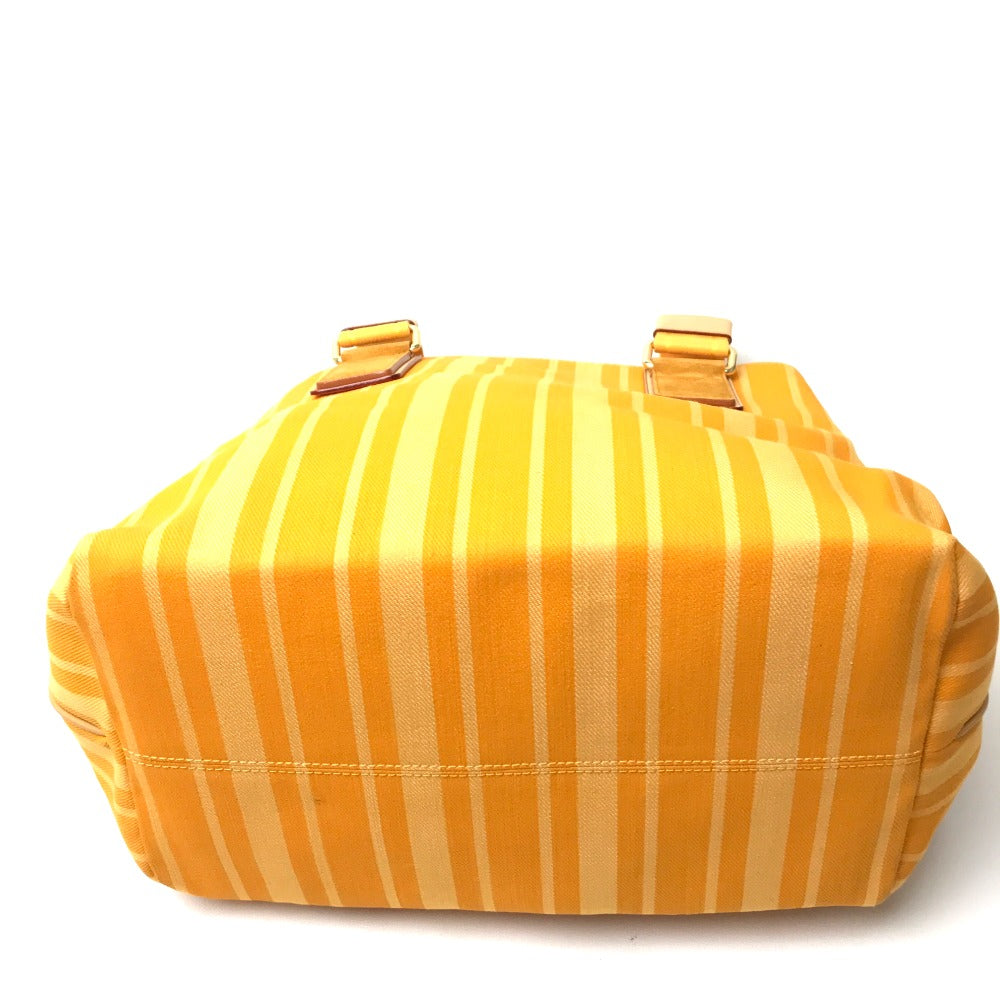 LOUIS VUITTON Tote Bag M94145 canvas yellow plan soleil Hippo PM Women Used Authentic