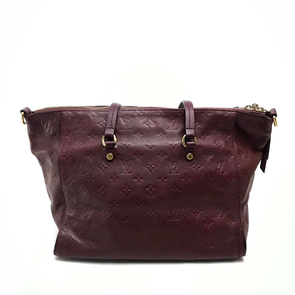 LOUIS VUITTON Shoulder Bag M93413 Monogram Ann Platt Leather Brown Monogram Ann Platt Remunize PM Women Used Authentic