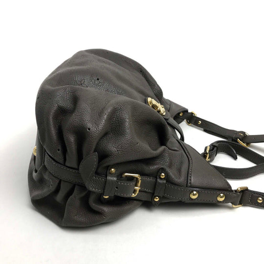 LOUIS VUITTON Shoulder Bag M95768 monogram mahina leather gray Monogram Mahina XS Women Used Authentic