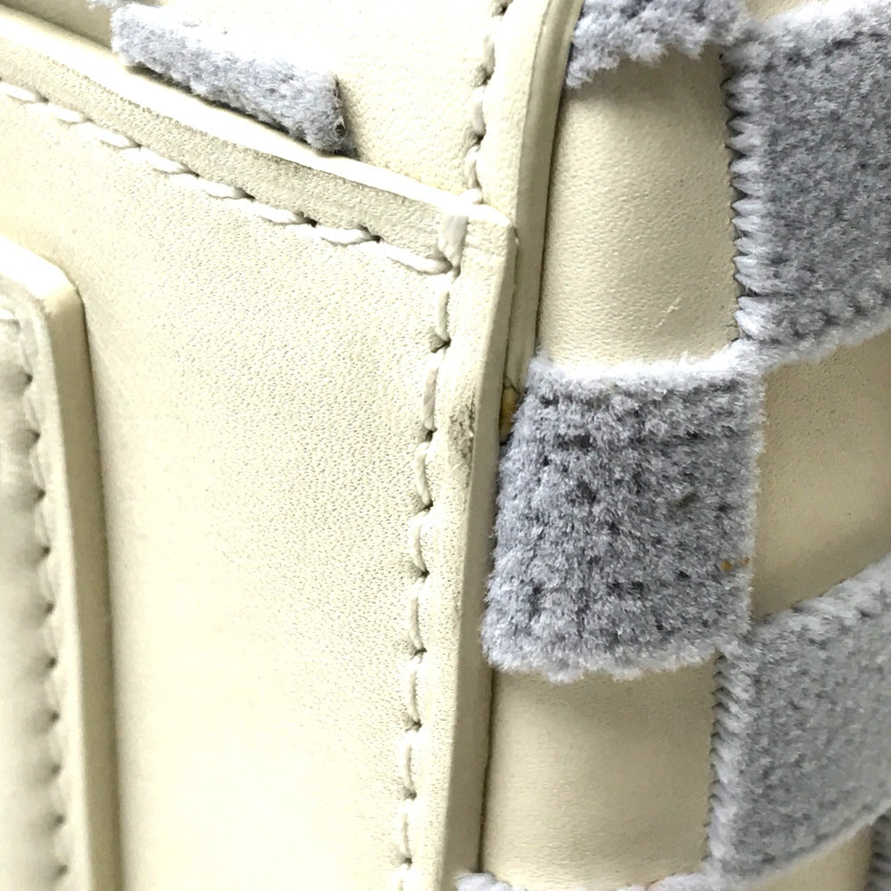 LOUIS VUITTON Handbag M48909 Damier Azur Canvas white Damier Azul Speedy Cube PM Women Used Authentic