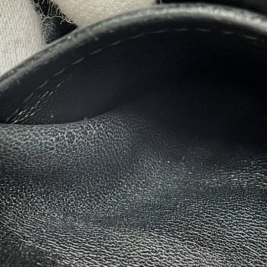 LOUIS VUITTON Handbag M50011 lambskin black Martage Dock BB Women Used Authentic