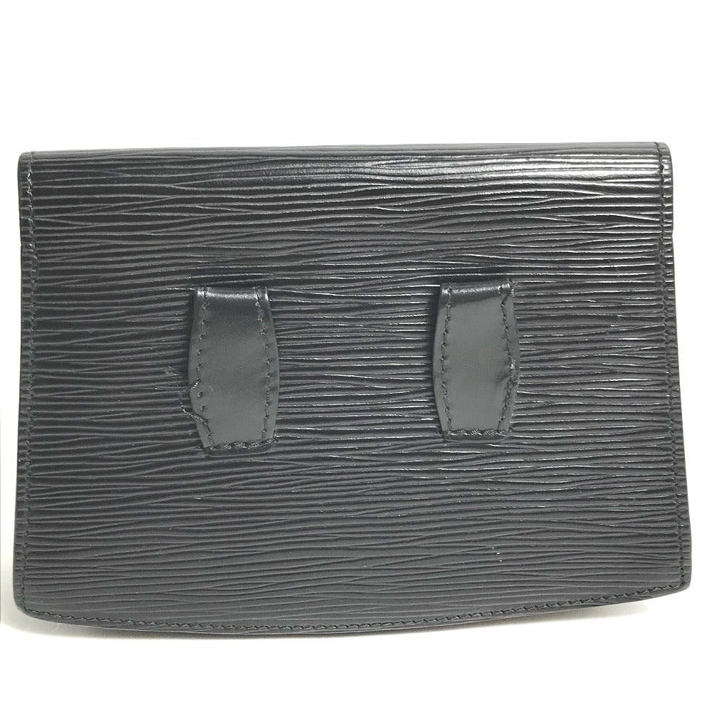 LOUIS VUITTON Pouch M52602 Epi Leather black Epi Tilsitt