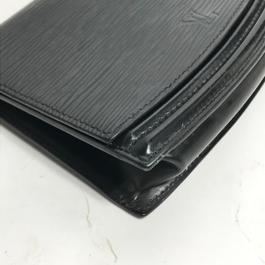 LOUIS VUITTON Pouch M52602 Epi Leather black Epi Tilsitt
