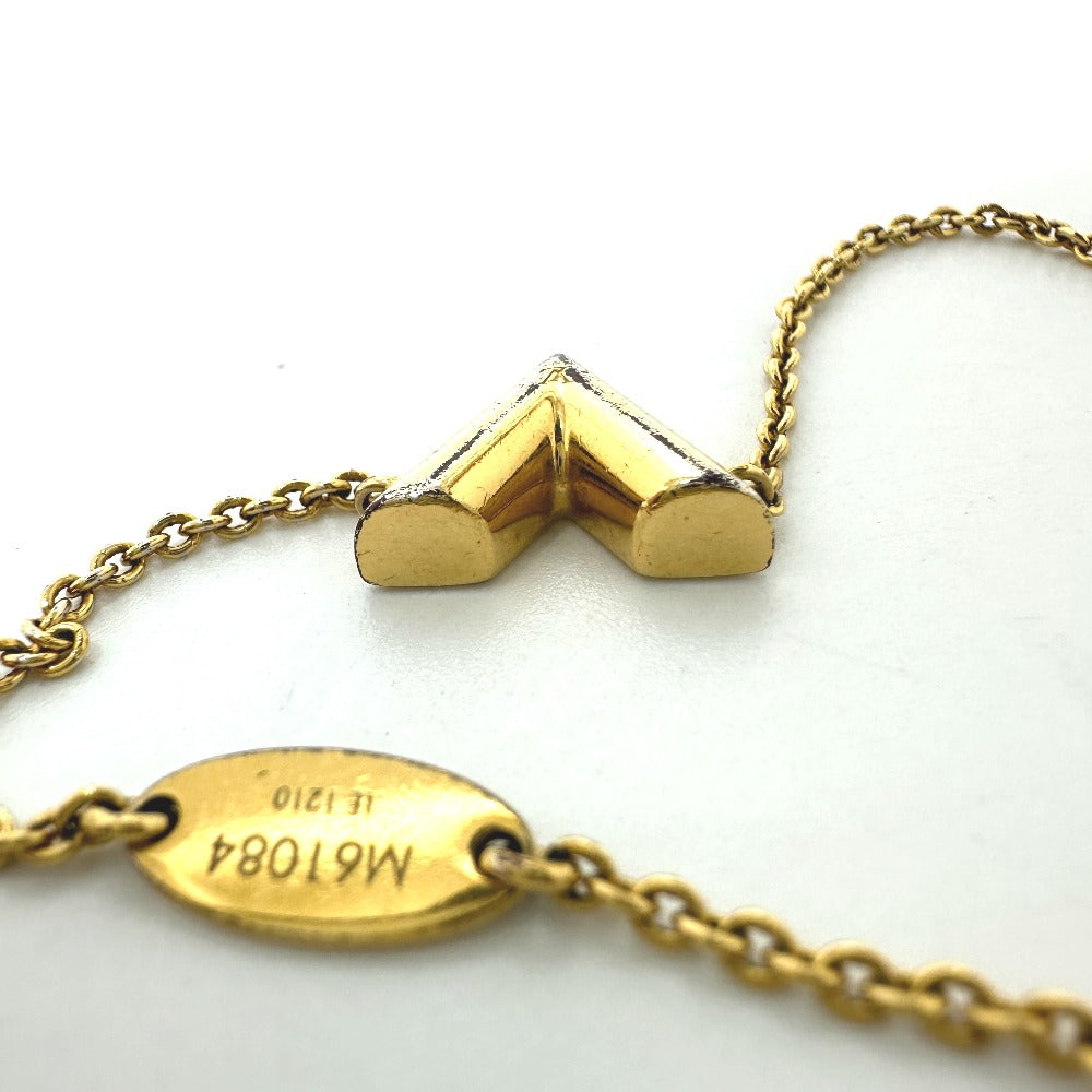 LOUIS VUITTON bracelet M61084 metal gold Accessories Braless Essential V Women Used Authentic