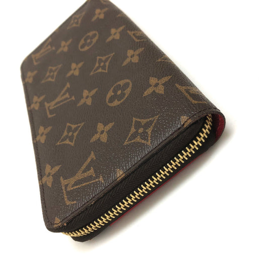 LOUIS VUITTON Long Wallet Purse M61364 Monogram canvas Brown Monogram zippy wallet totem Women Used Authentic