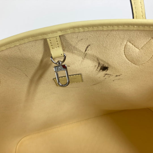 LOUIS VUITTON Tote Bag M41092 Epi Leather yellow Epi Neverfull MM Women Used Authentic
