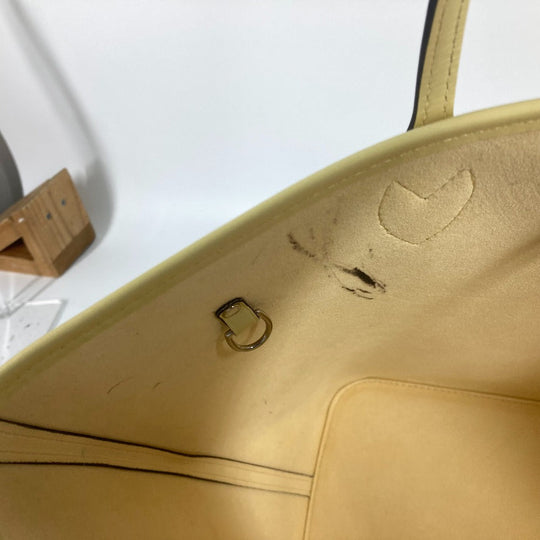 LOUIS VUITTON Tote Bag M41092 Epi Leather yellow Epi Neverfull MM Women Used Authentic