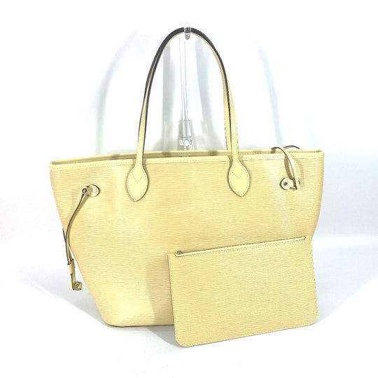 LOUIS VUITTON Tote Bag M41092 Epi Leather yellow Epi Neverfull MM Women Used Authentic