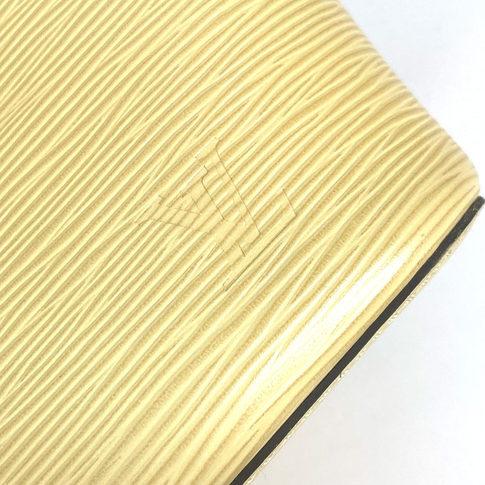 LOUIS VUITTON Tote Bag M41092 Epi Leather yellow Epi Neverfull MM Women Used Authentic