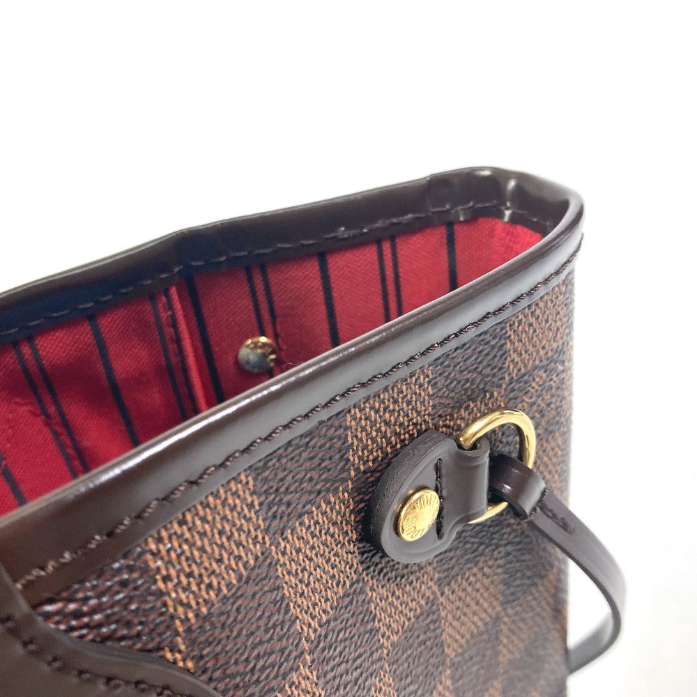 LOUIS VUITTON Tote Bag N41359 Damier canvas Brown Damier Never full PM