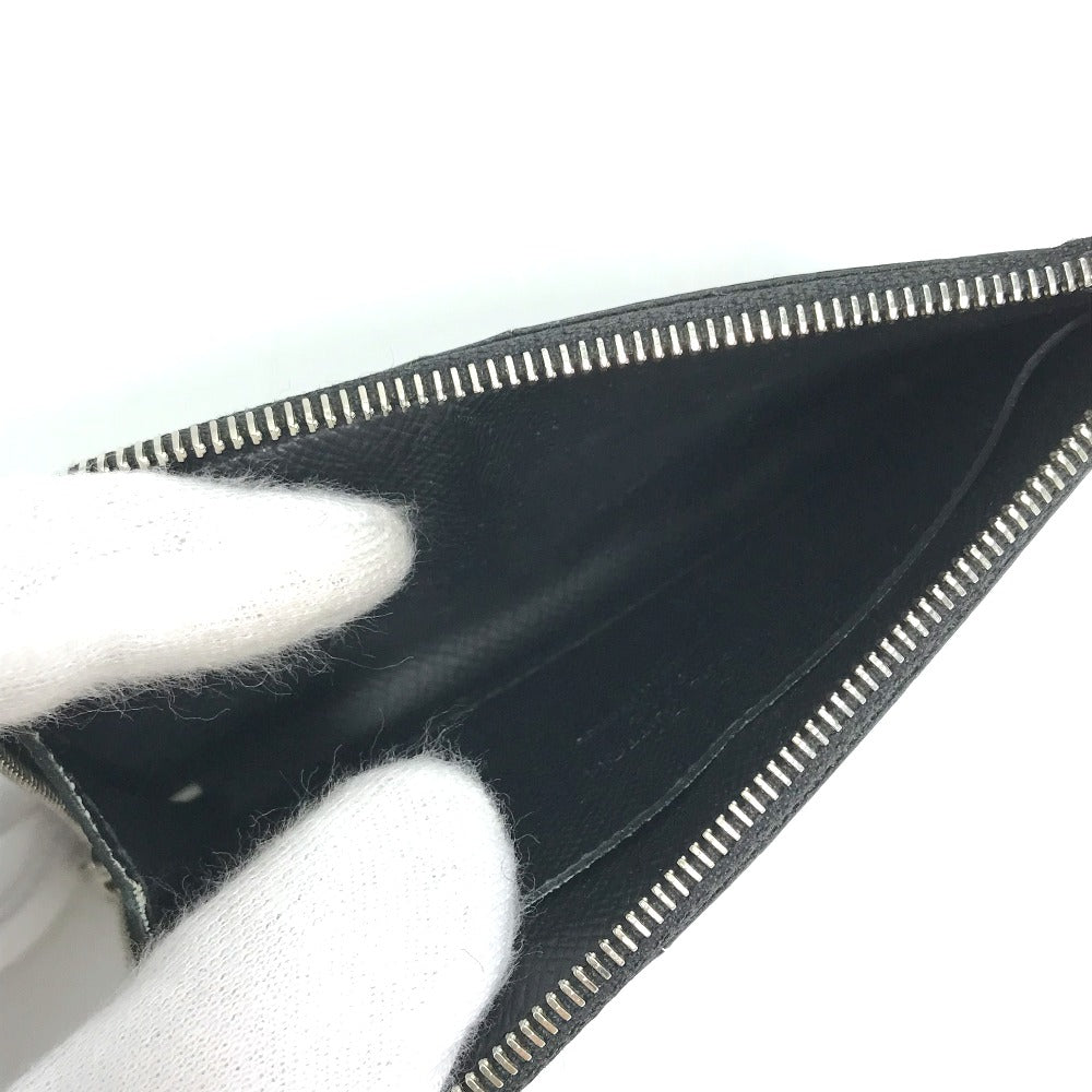 LOUIS VUITTON Coin case N61237 Damier Grafitto Canvas black Damier Grafitte Porto Monnaie mens Used Authentic