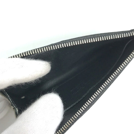 LOUIS VUITTON Coin case N61237 Damier Grafitto Canvas black Damier Grafitte Porto Monnaie mens Used Authentic