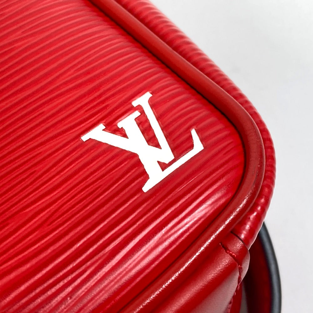 LOUIS VUITTON Shoulder Bag M53417 Epi-electric leather Red Epi DanubePM Shoulder Bag mens Used Authentic