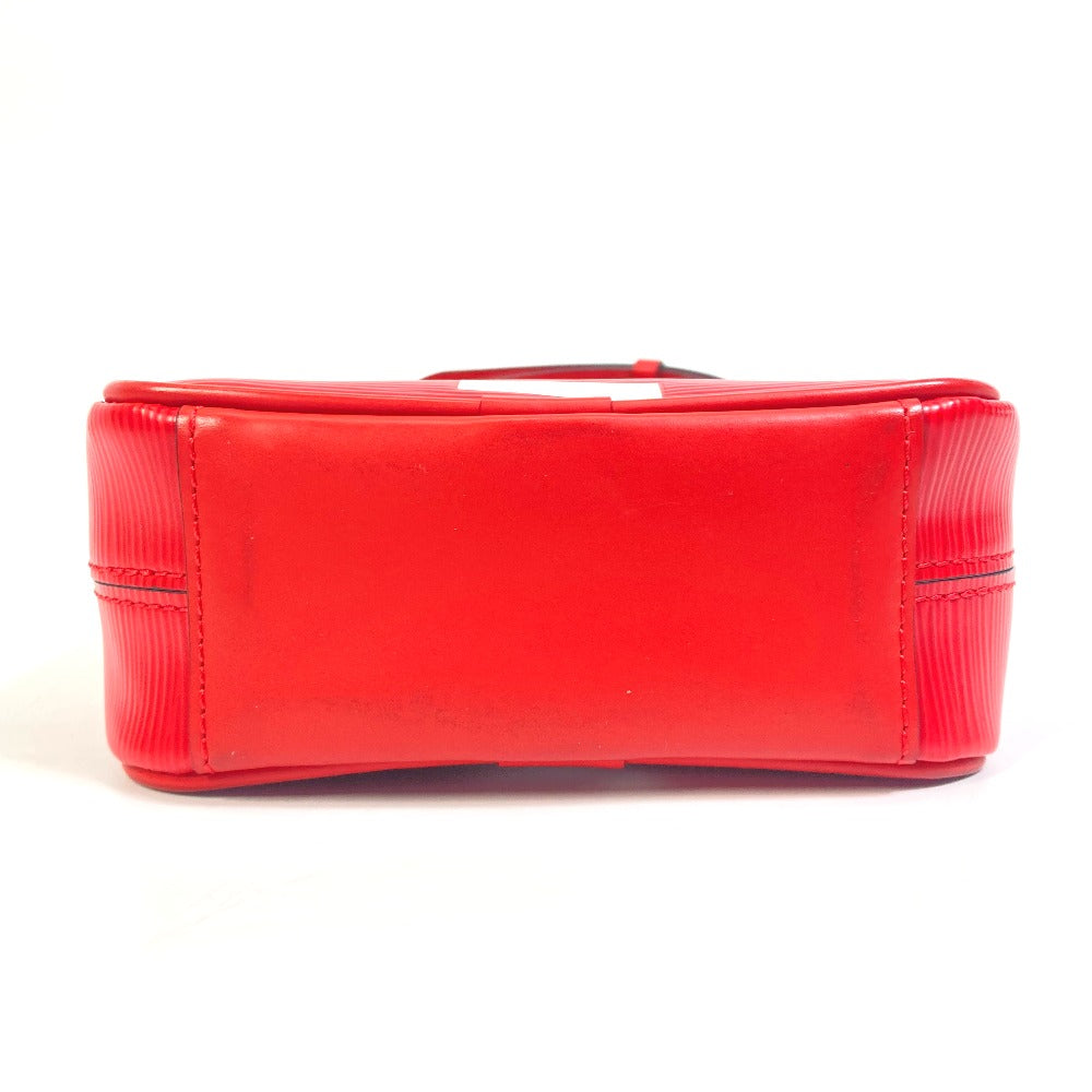 LOUIS VUITTON Shoulder Bag M53417 Epi-electric leather Red Epi DanubePM Shoulder Bag mens Used Authentic