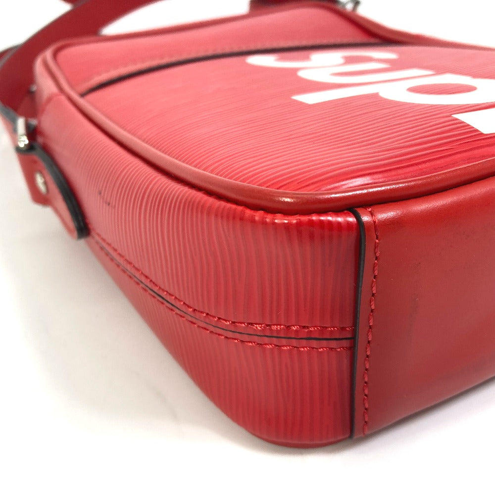 LOUIS VUITTON Shoulder Bag M53417 Epi-electric leather Red Epi DanubePM Shoulder Bag mens Used Authentic