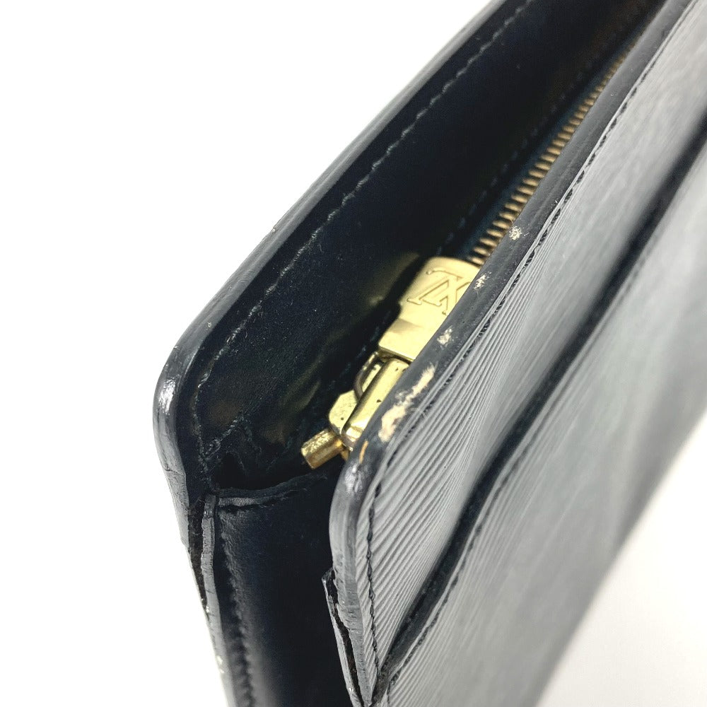 LOUIS VUITTON business bag M52522 Epi Leather black Epi Pochette homme mens Secondhand Authentic