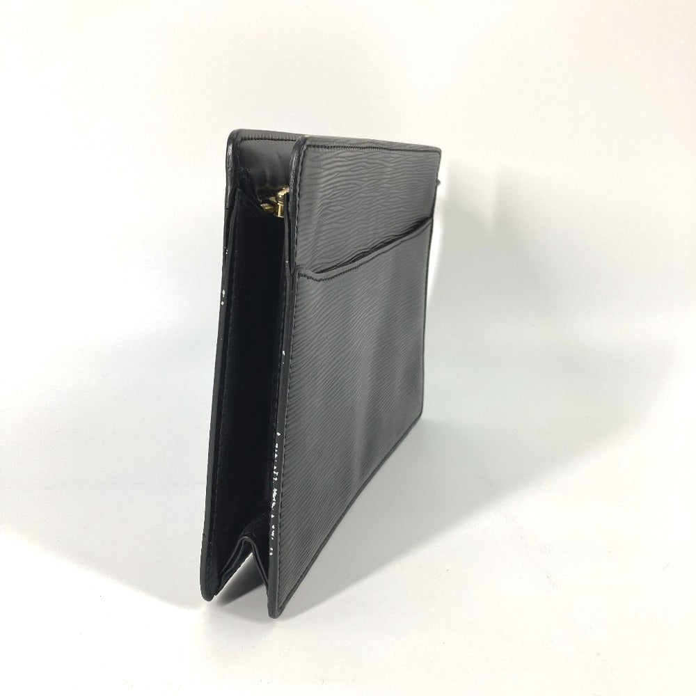 LOUIS VUITTON business bag M52522 Epi Leather black Epi Pochette homme mens Secondhand Authentic