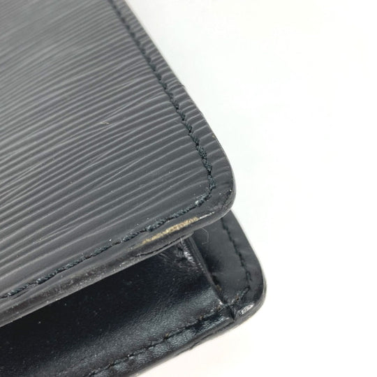 LOUIS VUITTON business bag M52522 Epi Leather black Epi Pochette homme mens Secondhand Authentic
