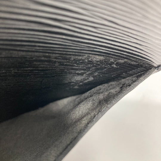 LOUIS VUITTON business bag M52522 Epi Leather black Epi Pochette homme mens Secondhand Authentic