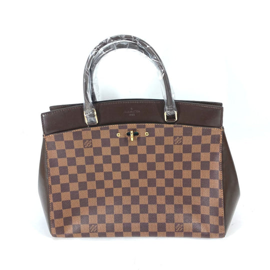 LOUIS VUITTON Handbag N41150 Damier canvas Brown Damier Rivoli MM Women Used Authentic