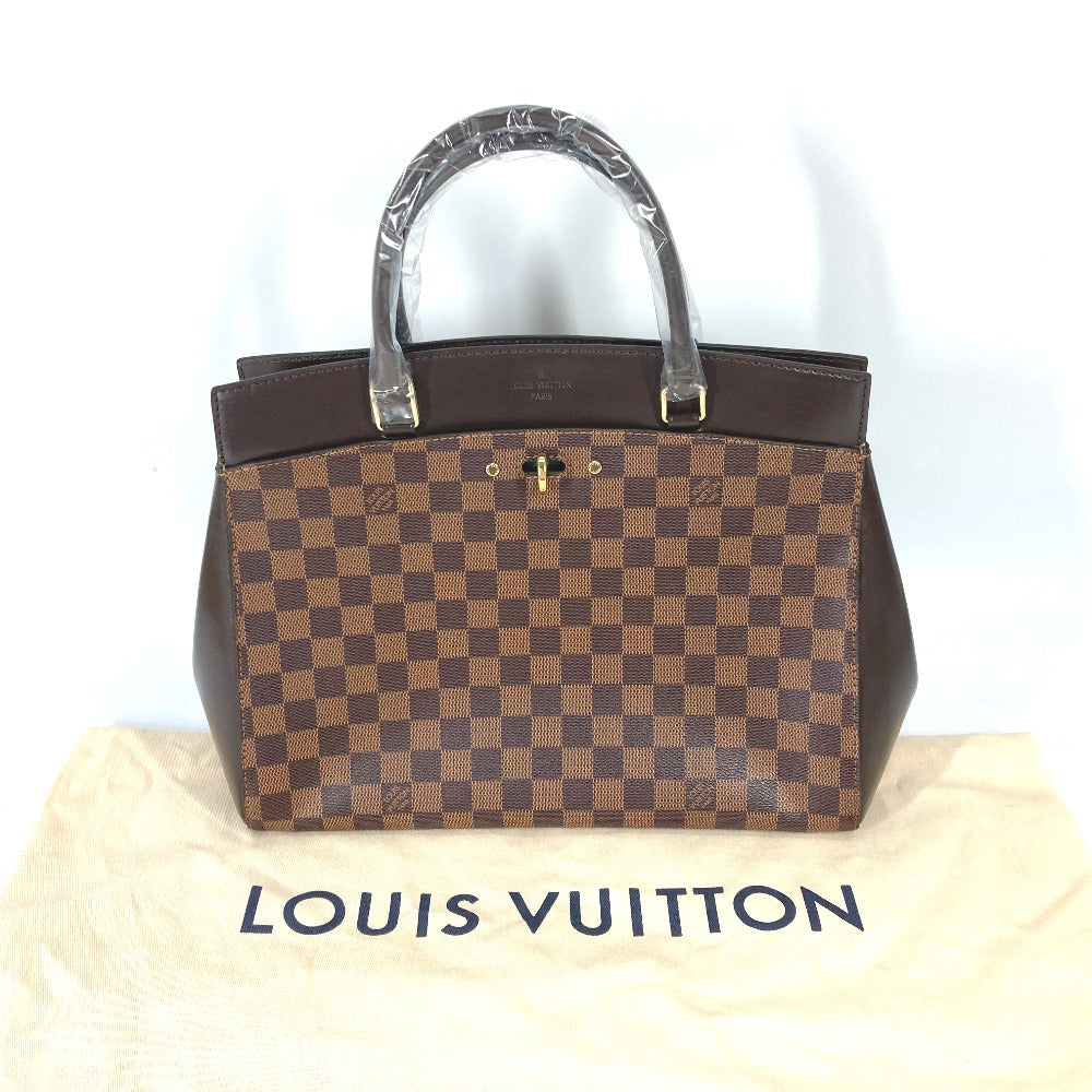 LOUIS VUITTON Handbag N41150 Damier canvas Brown Damier Rivoli MM Women Used Authentic
