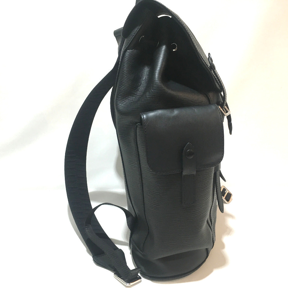 LOUIS VUITTON Backpack M53413 Epi Leather black Epi Christopher PM backpack mens Used Authentic