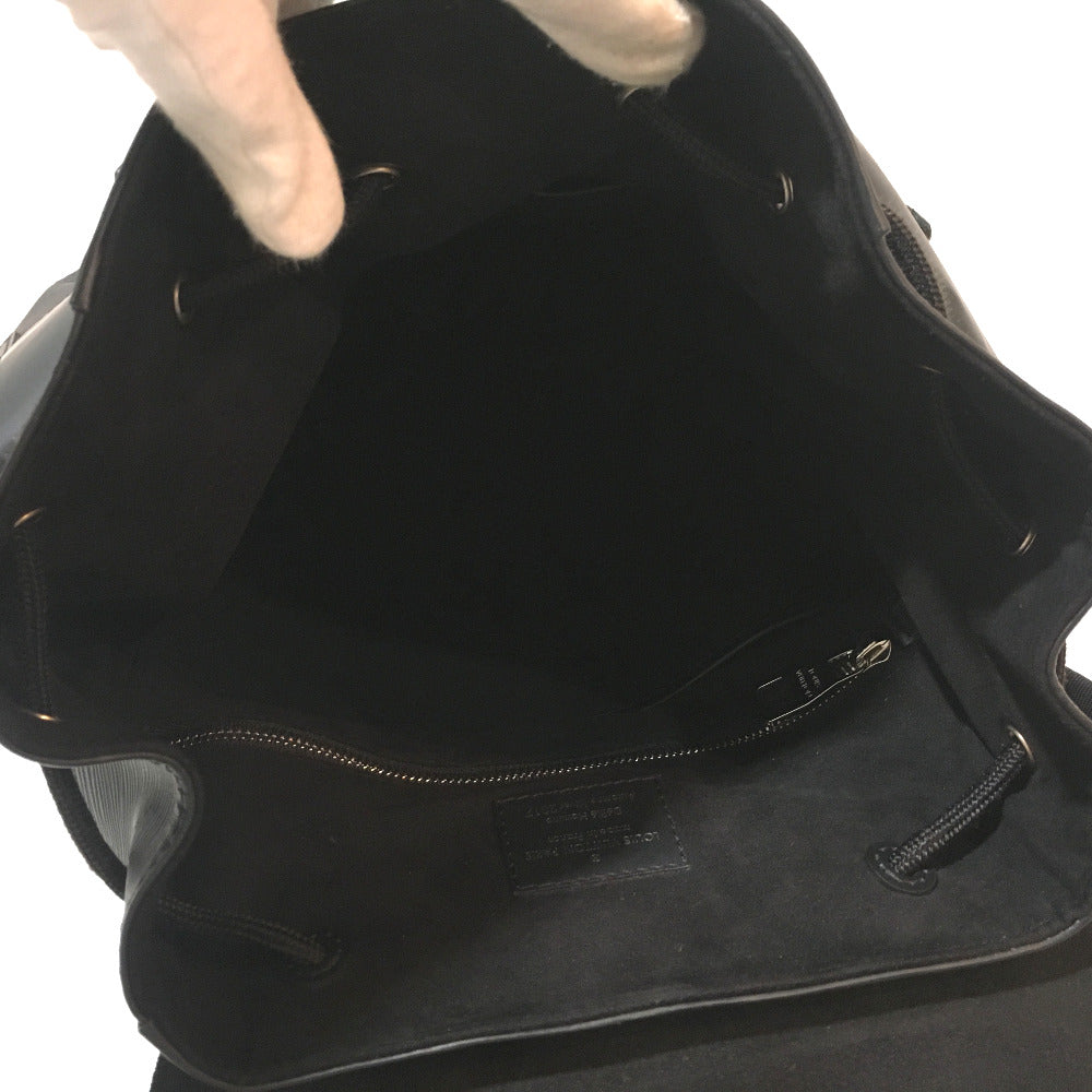 LOUIS VUITTON Backpack M53413 Epi Leather black Epi Christopher PM backpack mens Used Authentic