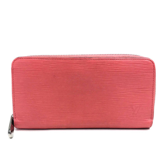 LOUIS VUITTON Long Wallet Purse M60663 Epi Leather Pink type Epi Zippy wallet Women Used Authentic