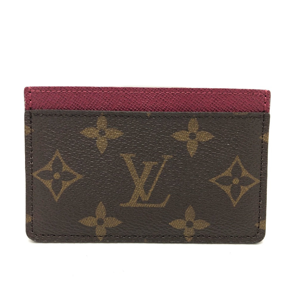 LOUIS VUITTON Card Case M60703 Monogram canvas Brown Monogram Porto cult  Simple Women Used Authentic