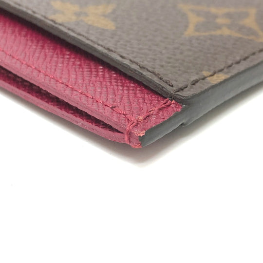 LOUIS VUITTON Card Case M60703 Monogram canvas Brown Monogram Porto cult  Simple Women Used Authentic