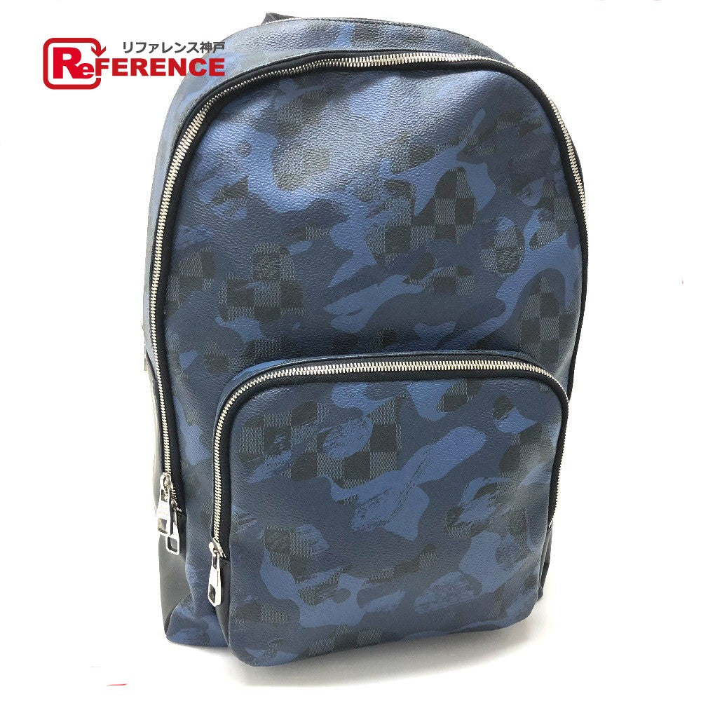 LOUIS VUITTON Backpack N41510 Damier Cobalt Canvas blue Damier Cobalt Cobalt Andy mens Used Authentic