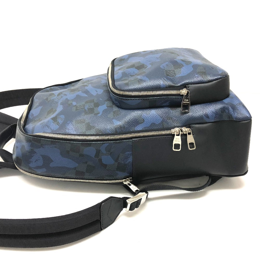 LOUIS VUITTON Backpack N41510 Damier Cobalt Canvas blue Damier Cobalt Cobalt Andy mens Used Authentic